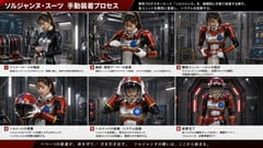 Burger hero image plus 9-cell ad storyboard