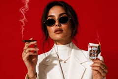 赛博朋克时尚人像