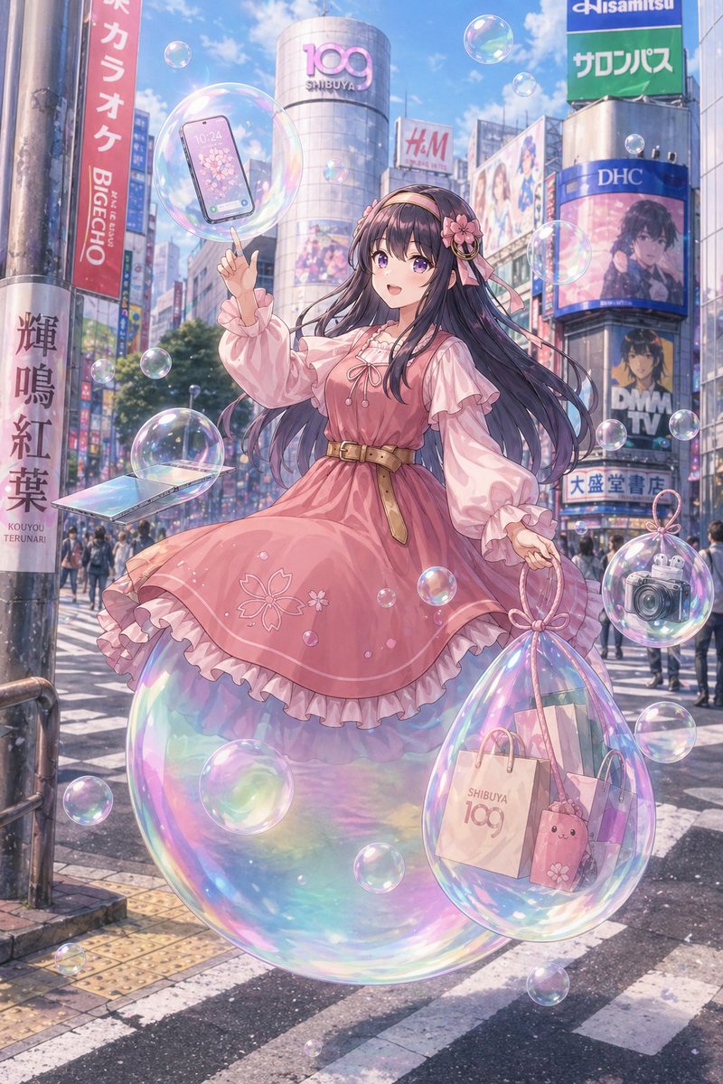 梦幻涩谷泡泡女孩