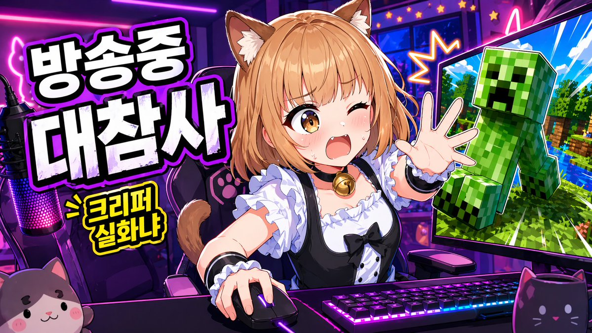 动漫 VTuber 我的世界 直播缩略图
