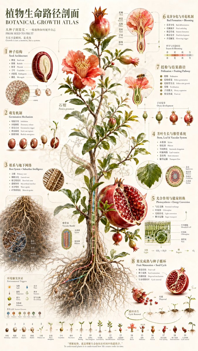 植物生长图谱信息图